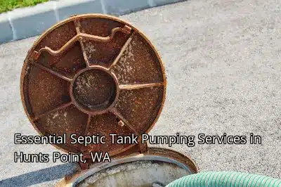 Essential Septic Tank Pumping Services in Hunts Point, WA