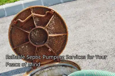 Reliable Septic Pumping Services for Your Peace of Mind