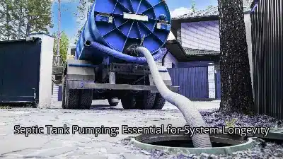Septic Tank Pumping: Essential for System Longevity