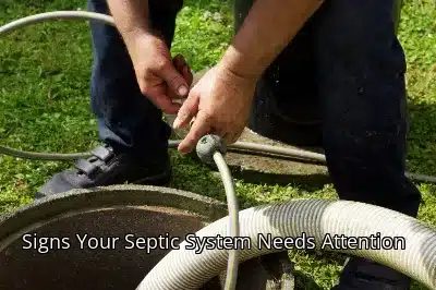 Signs Your Septic System Needs Attention