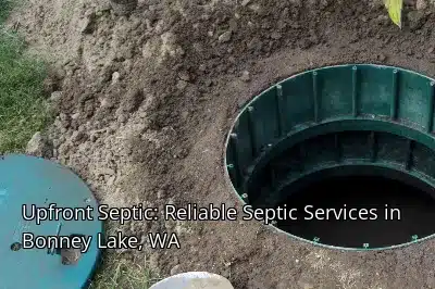 Upfront Septic: Reliable Septic Services in Bonney Lake, WA