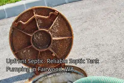 Upfront Septic: Reliable Septic Tank Pumping in Fairwood, WA