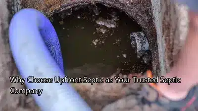 Why Choose Upfront Septic as Your Trusted Septic Company