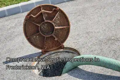Comprehensive Septic Inspections in Frederickson, WA