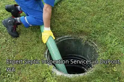 Expert Septic Inspection Services in DuPont, WA