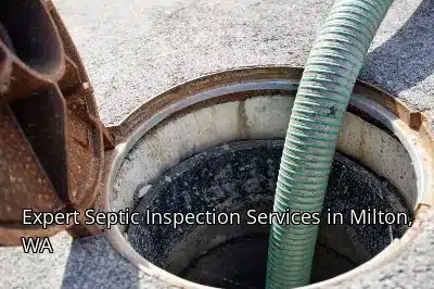 Expert Septic Inspection Services in Milton, WA