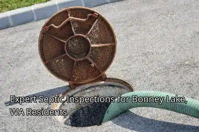Expert Septic Inspections for Bonney Lake, WA Residents