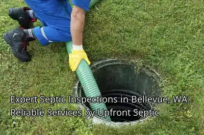 Expert Septic Inspections in Bellevue, WA: Reliable Services by Upfront Septic