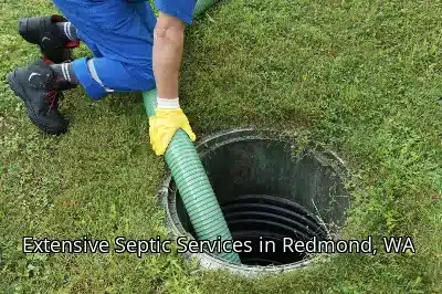 Extensive Septic Services in Redmond, WA