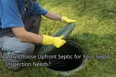 Why Choose Upfront Septic for Your Septic Inspection Needs?